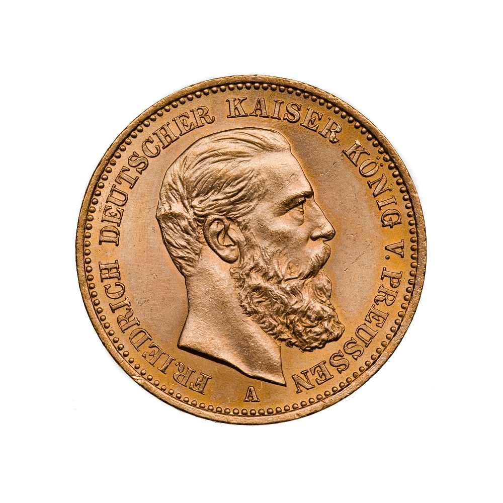 Lot 605: Germany Prussia: 1888 20-Mark Gold