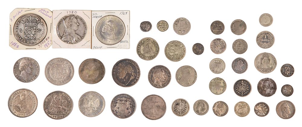 Lot 609: World Silver Coin Assortment