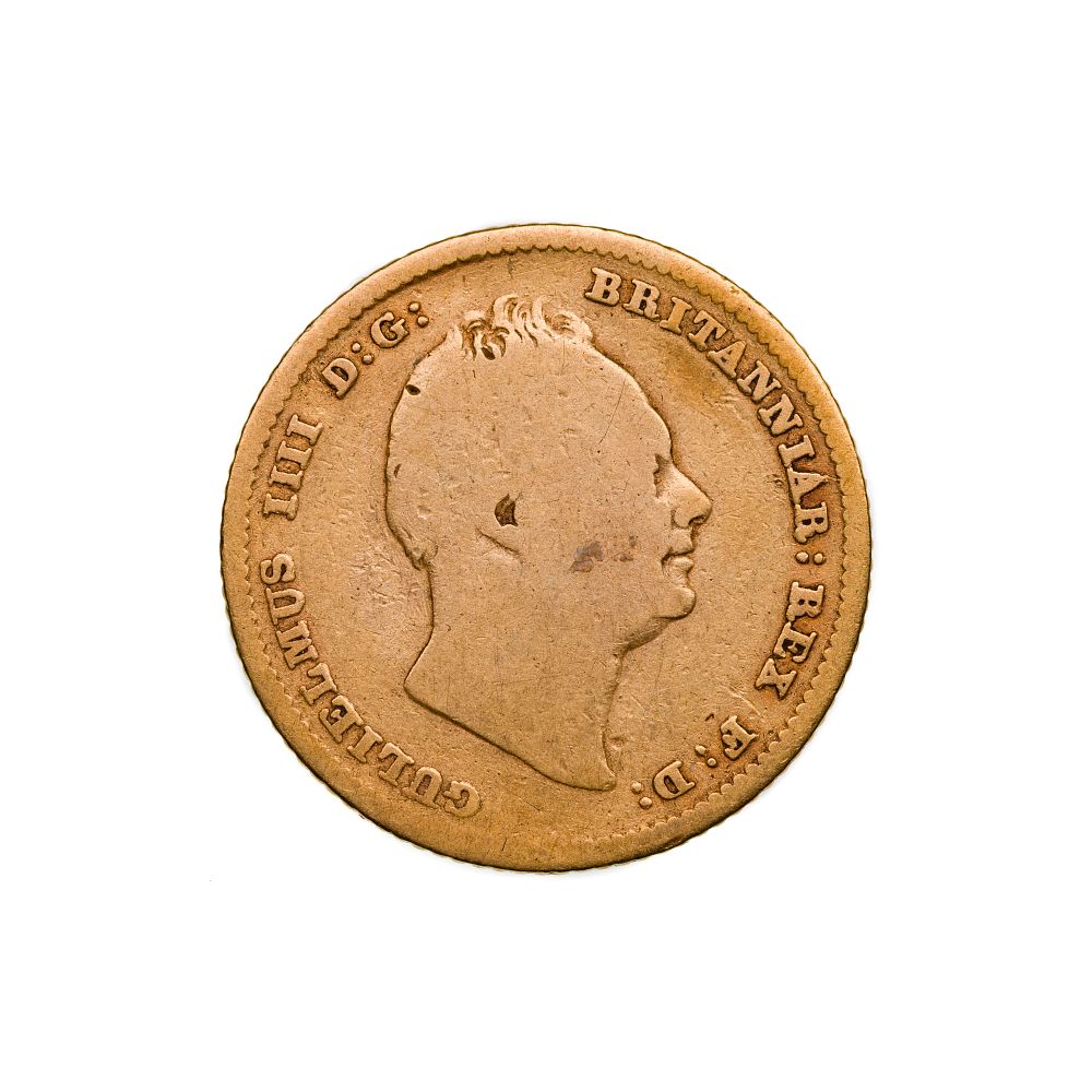 Lot 612: British: 1835 Sovereign William IV Gold