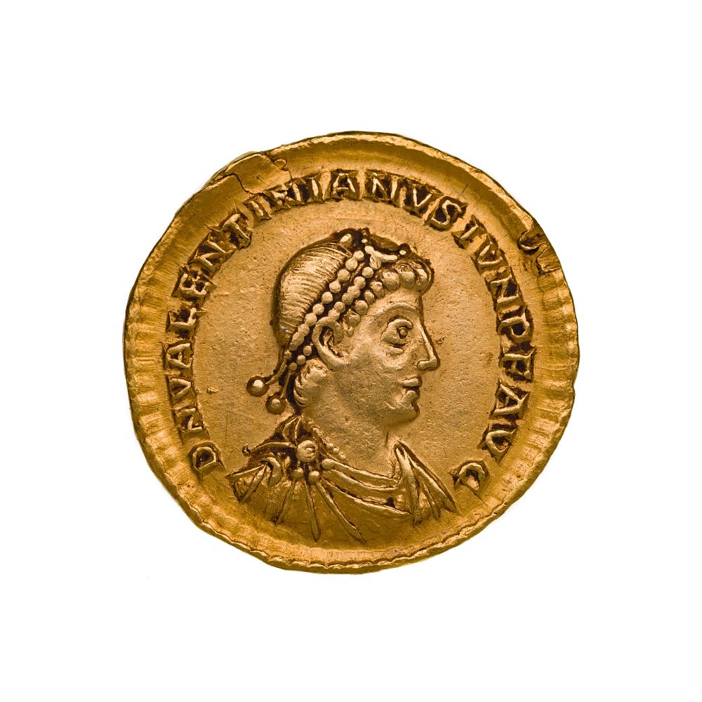Lot 615: Roman Valentinian II Gold Solidus c.390
