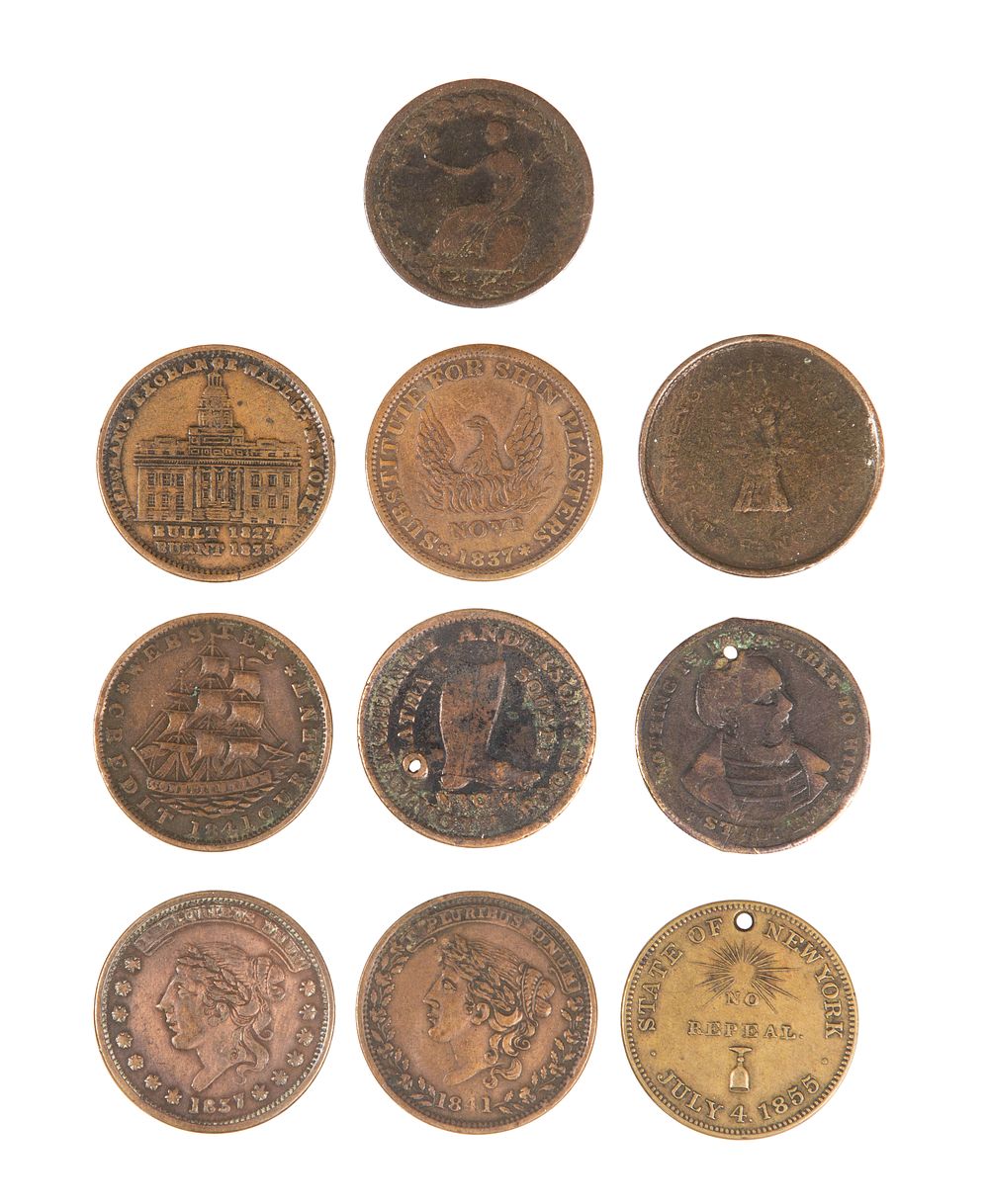 Lot 617: Hard Times Token Assortment