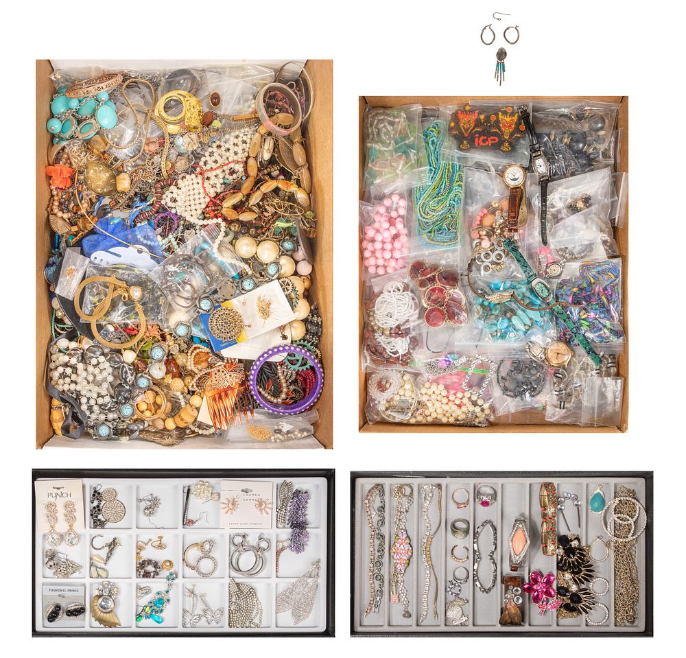 Lot 289: Rhinestone and Costume Jewelry