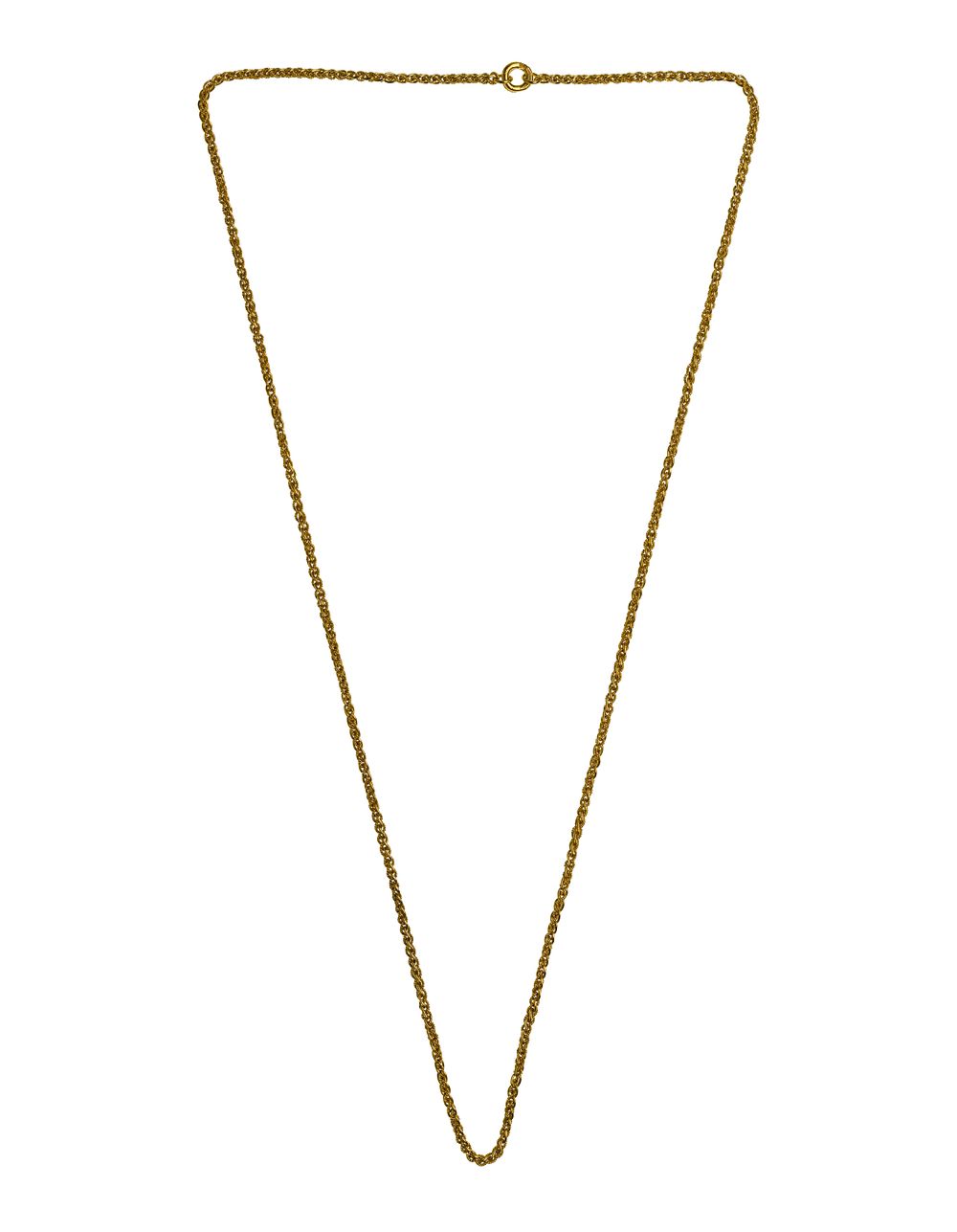 Lot 356: 22k Yellow Gold Necklace