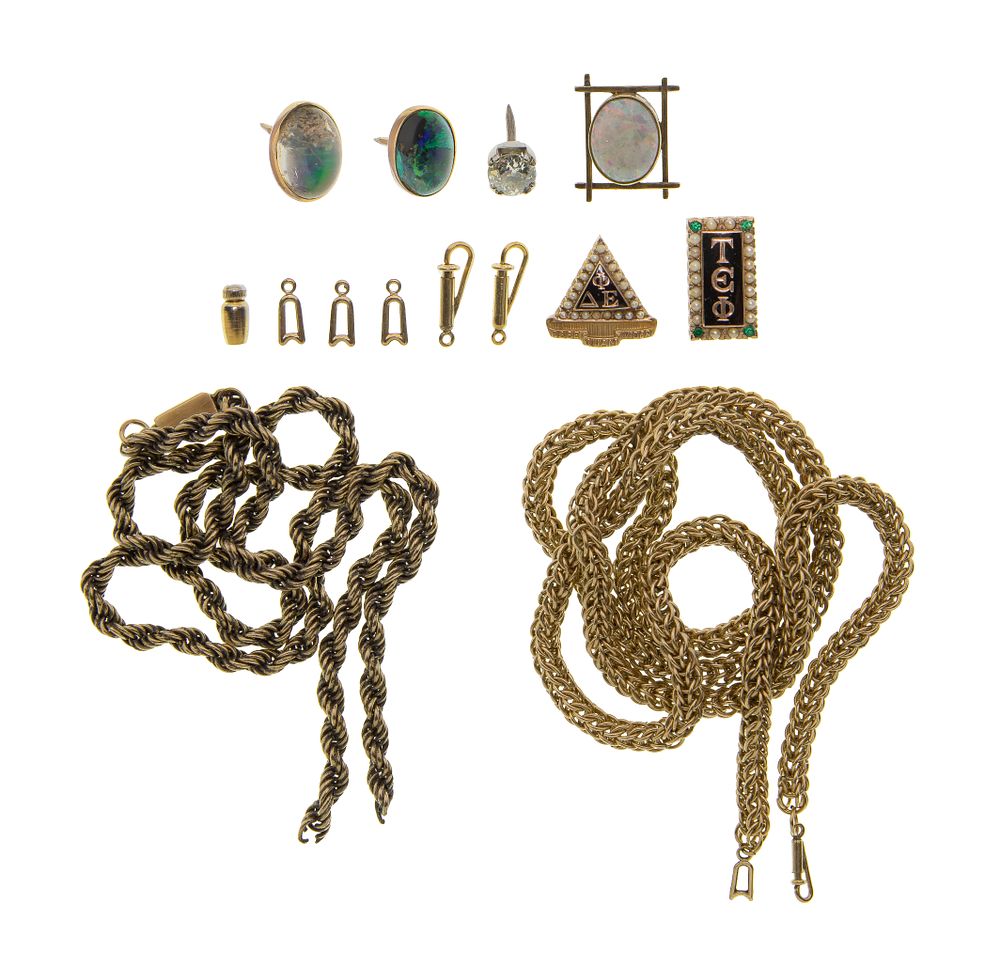 Lot 360: 10k, 9k and 8k Yellow Gold Jewelry Assortment
