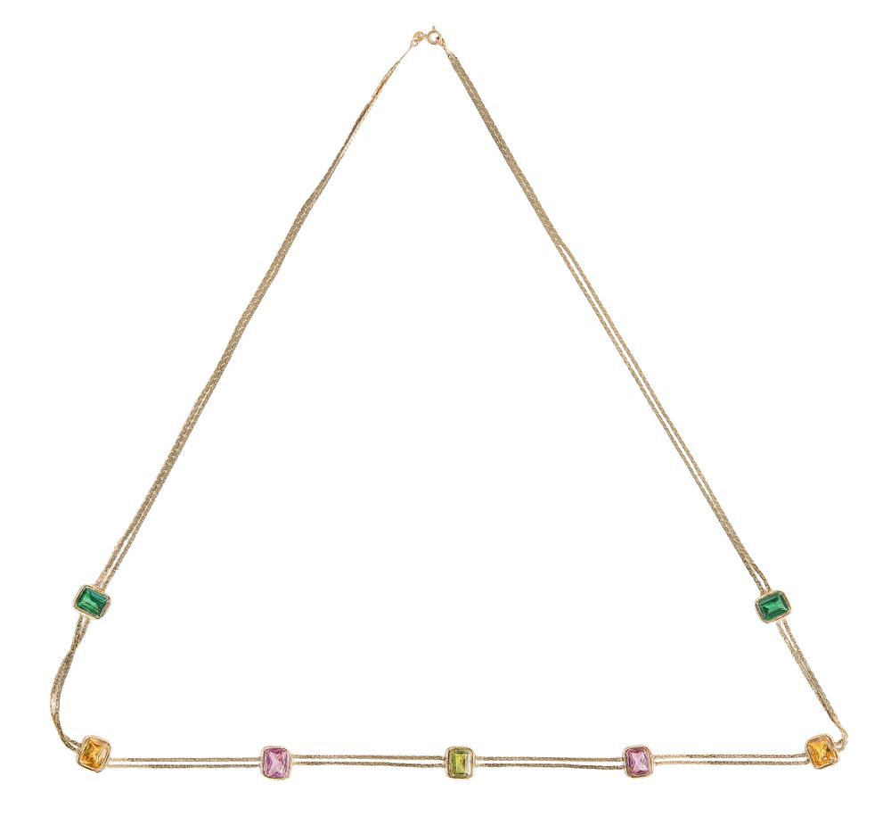 Lot 365: 14k Yellow Gold Necklace