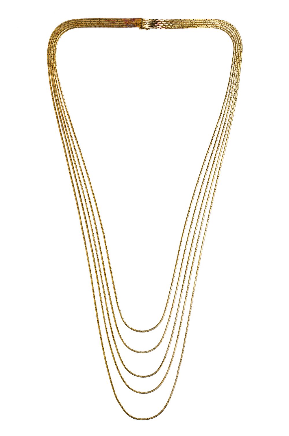 Lot 385: 14k Yellow Gold Necklace