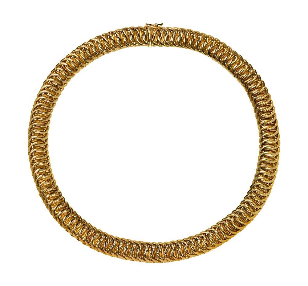 Lot 386: 14k Yellow Gold Necklace