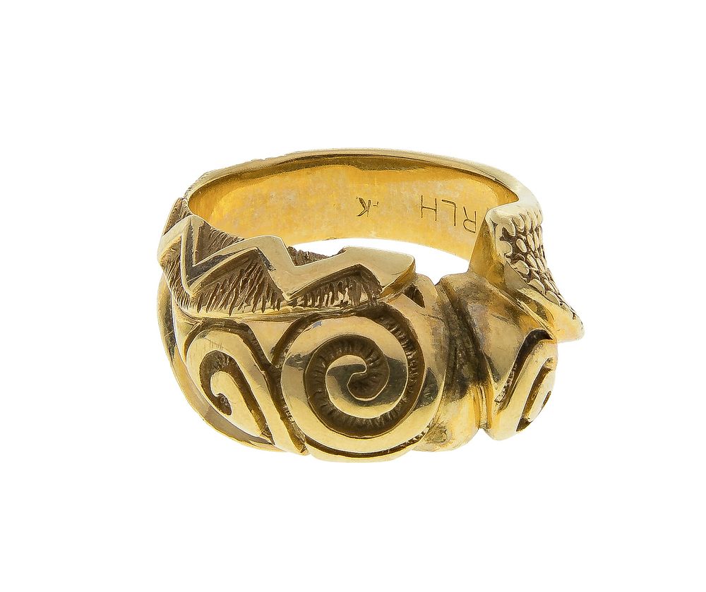 Lot 440: 14k Yellow Gold Ring