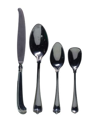 Buccellati - Buccellati Saint Mark Sterling Silver Flatware (25) items including (2) 8 1/2-inch 