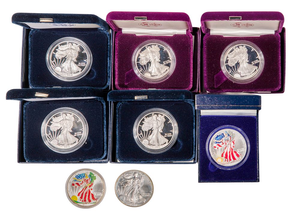 Lot 490: US $1 American Eagle Assortment