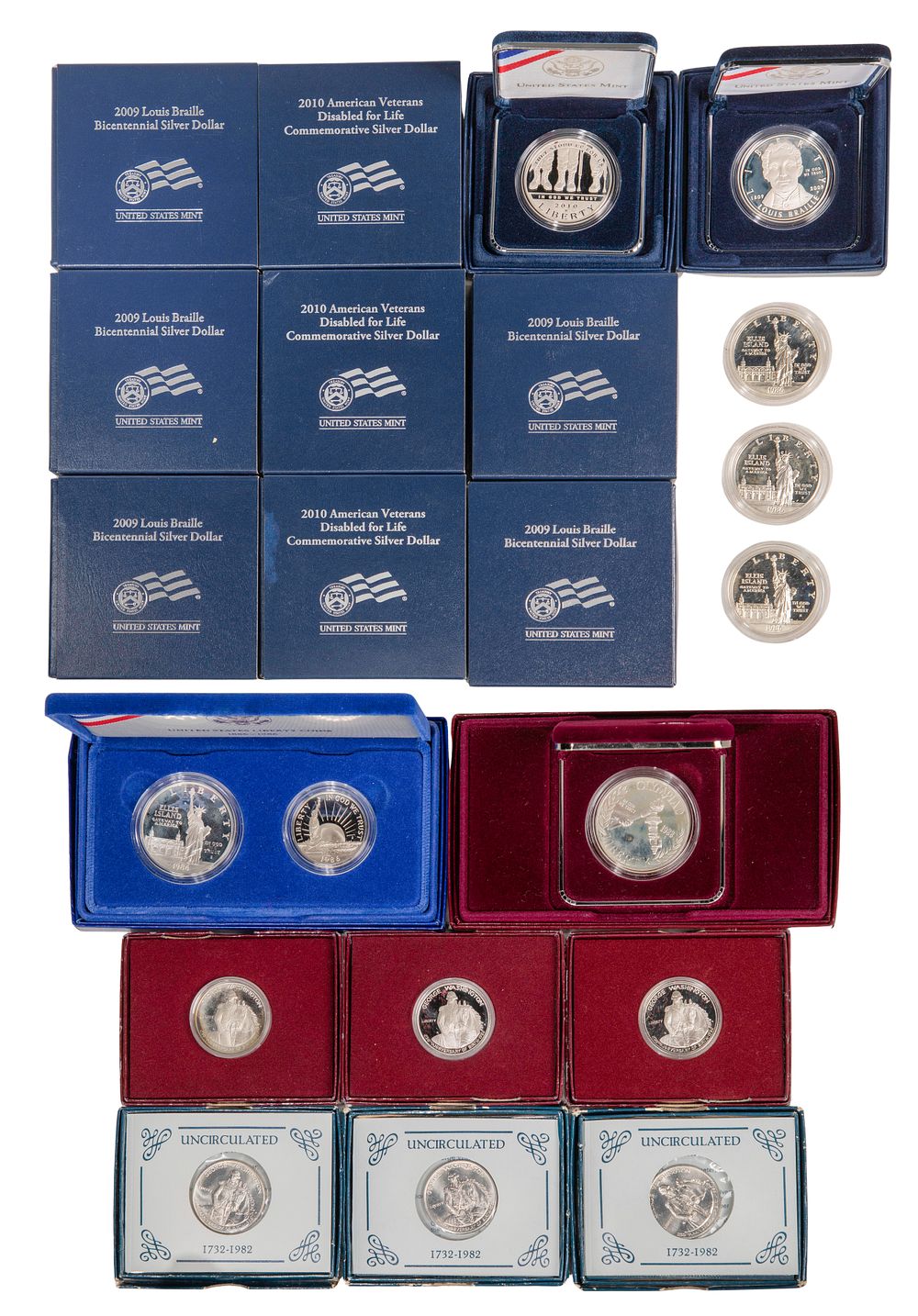 Lot 491: Silver Commemorative Assortment