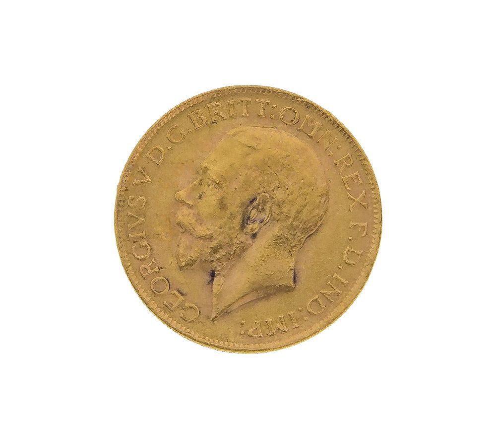 Lot 496: Britain: 1928 Sovereign Gold Coin