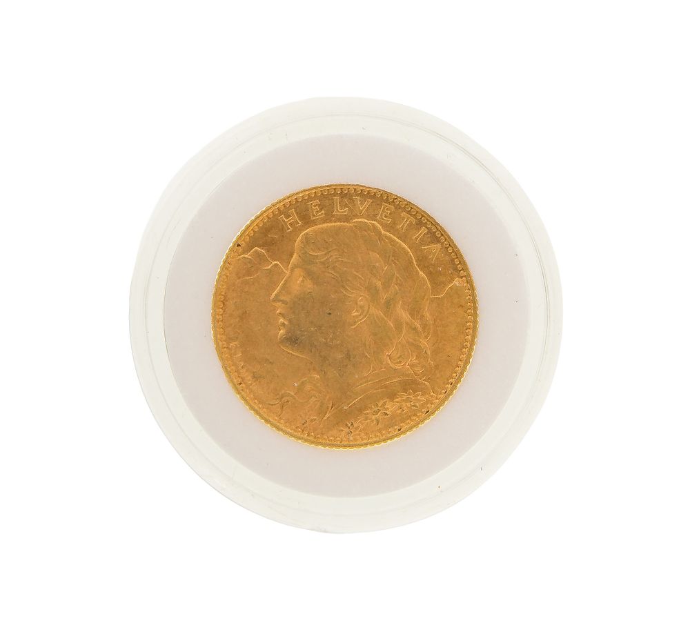 Lot 506: France: 1913 10-Franc Gold Coin