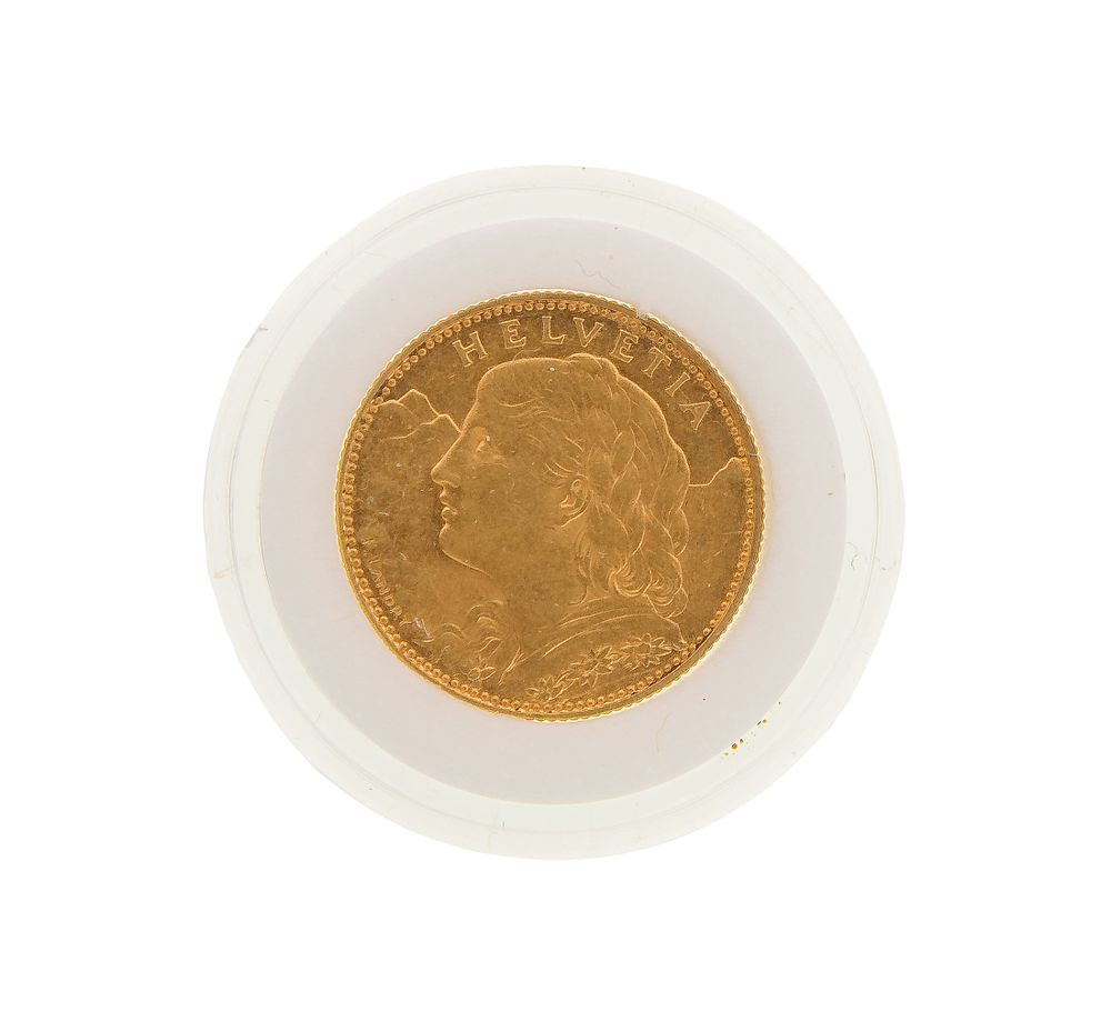Lot 508: France: 1915 10-Franc Gold Coin