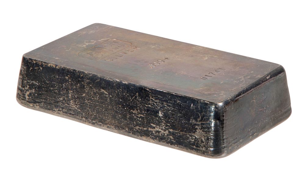Lot 513: Fine Silver (.999) 50+ Troy Ounce Ingot