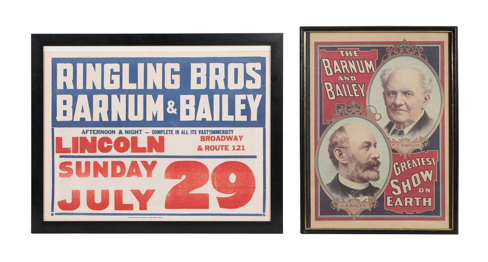 Lot 251: Barnum and Bailey Circus Posters