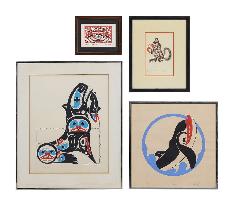 Lot 259: Native American Northwest Coast Serigraph Assortment