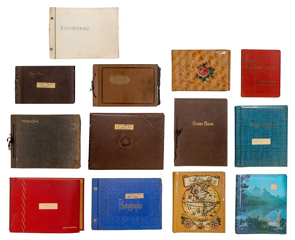 Lot 267: Snapshot Photograph and Postcard Album Assortment