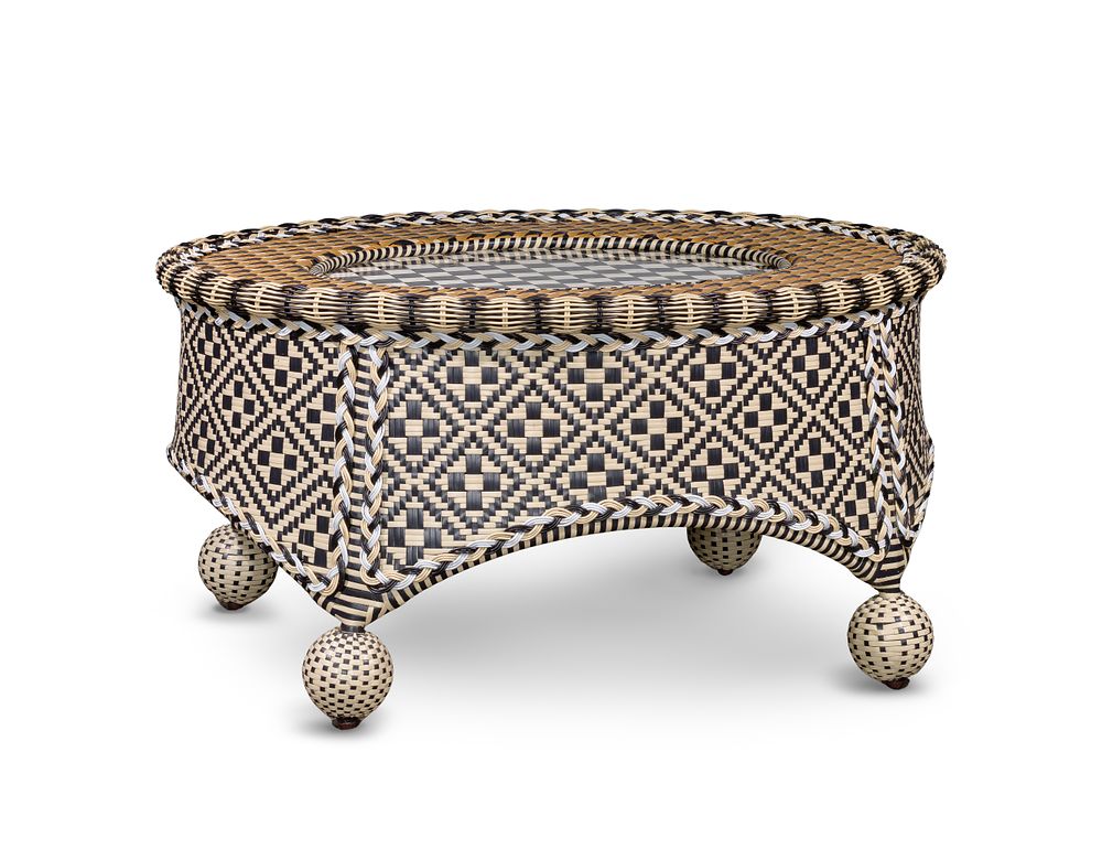 Lot 284: MacKenzie-Childs Courtly Coffee Table