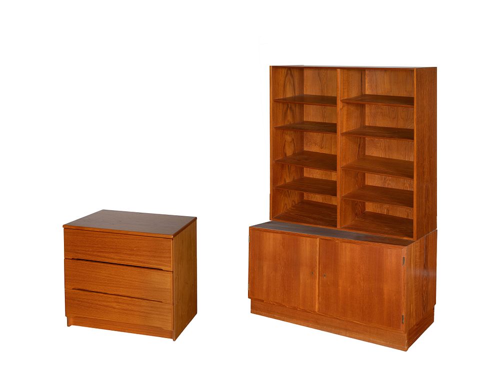Lot 297: Uldum Mobelfabrik Danish Modern Bookcase
