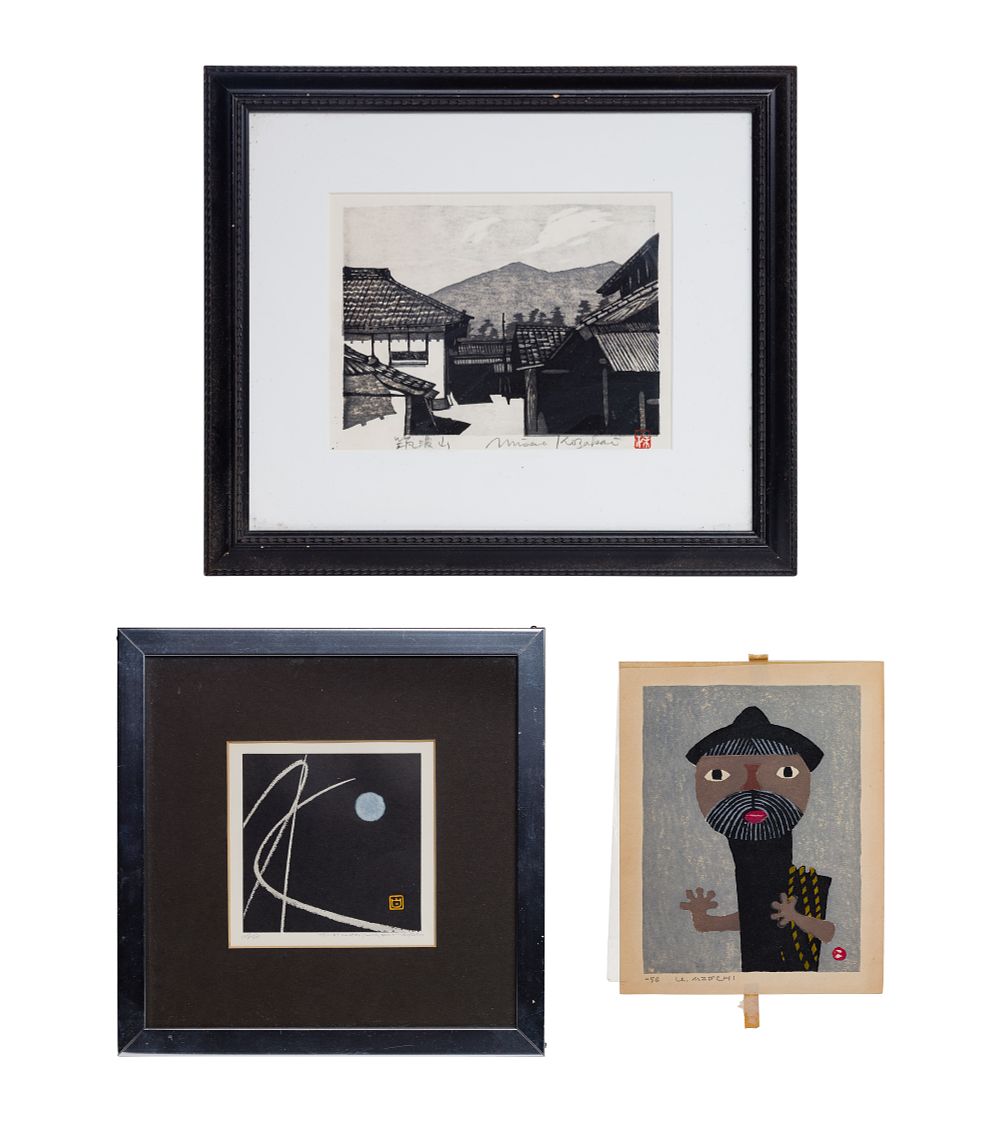 Lot 312: Japanese Modern Woodblock Print Assortment