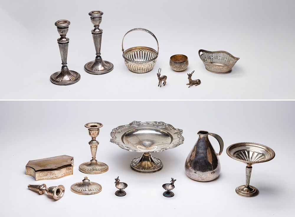 Lot 323: Sterling, Coin and European Silver Weighted Assortment