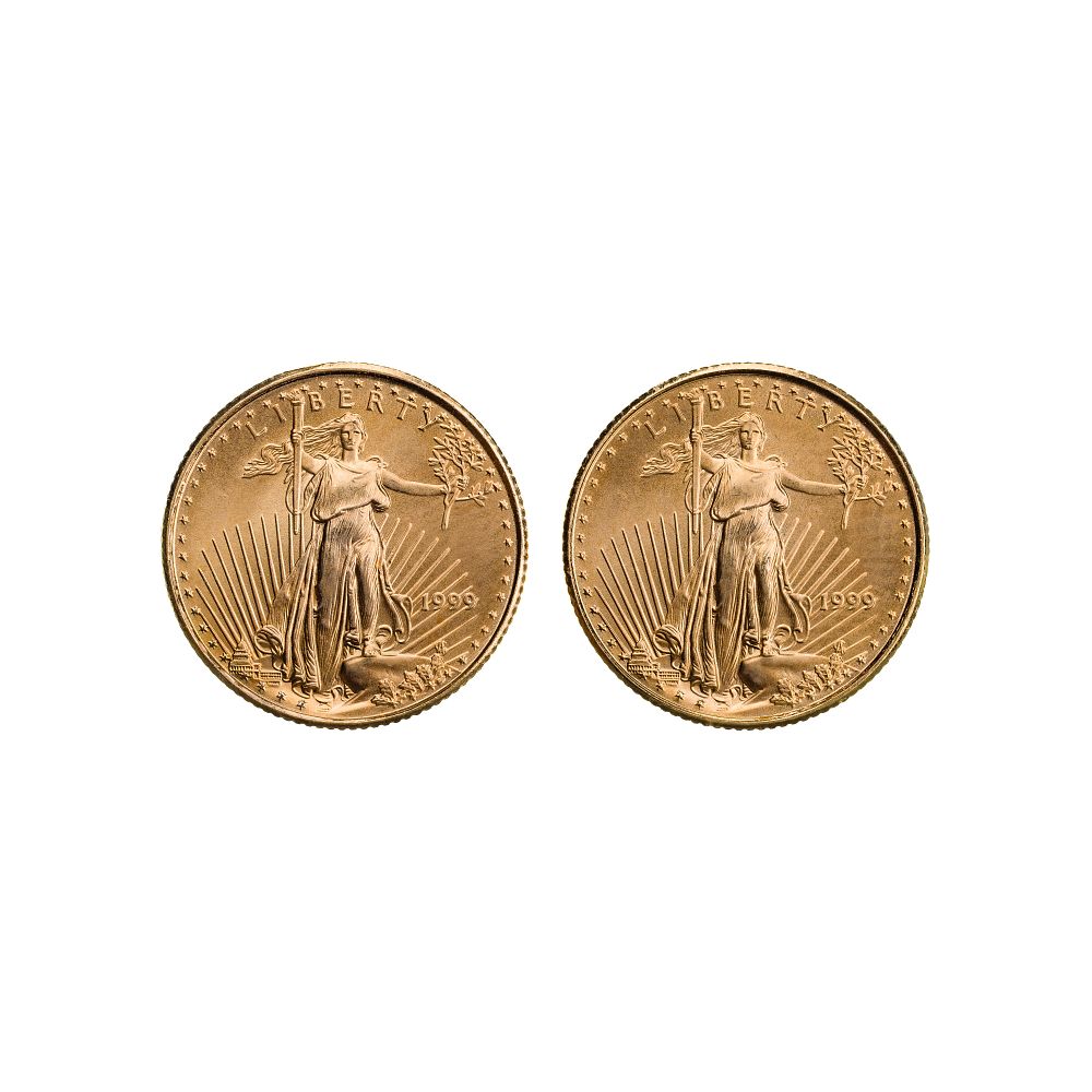 Lot 274: 1999 $5 Gold Eagles Unc.