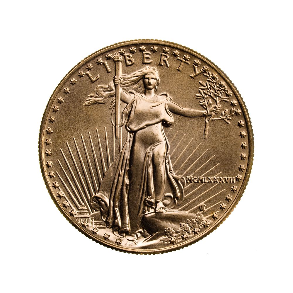 Lot 287: 1987 $50 Gold Eagle Unc.