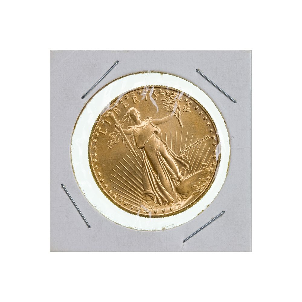 Lot 296: 1988 $50 Gold Eagle Unc.