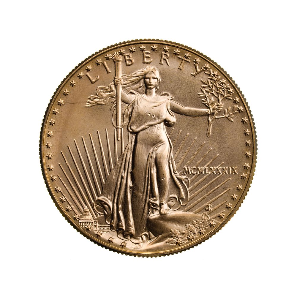Lot 297: 1989 $50 Gold Eagle Unc.