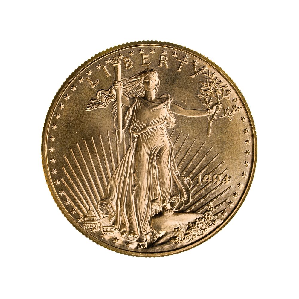 Lot 301: 1994 $50 Gold Eagle Unc.