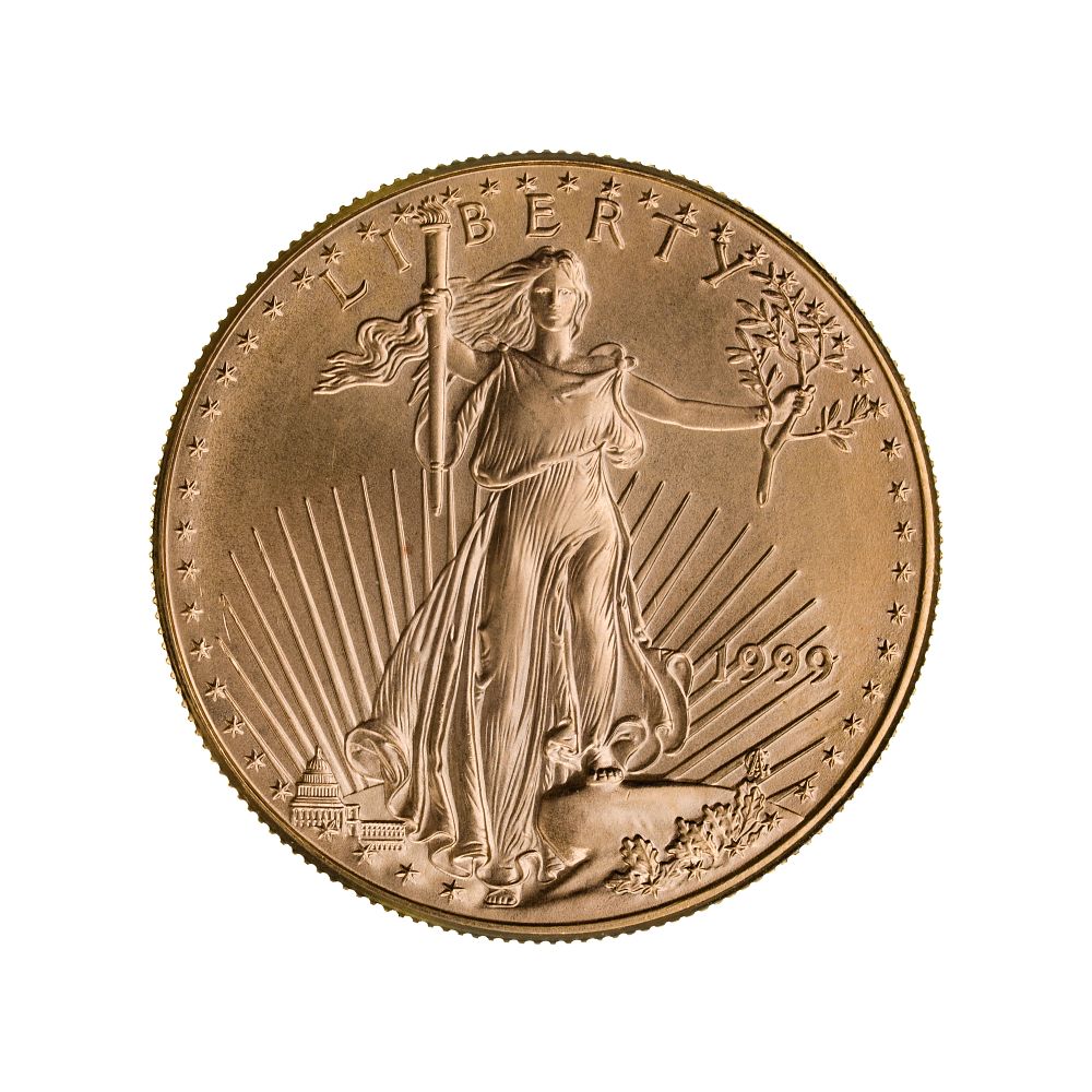 Lot 302: 1999 $50 Gold Eagle Unc.