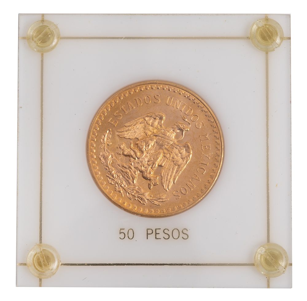 Lot 334: Mexico: 1947 50 Pesos Gold Unc.
