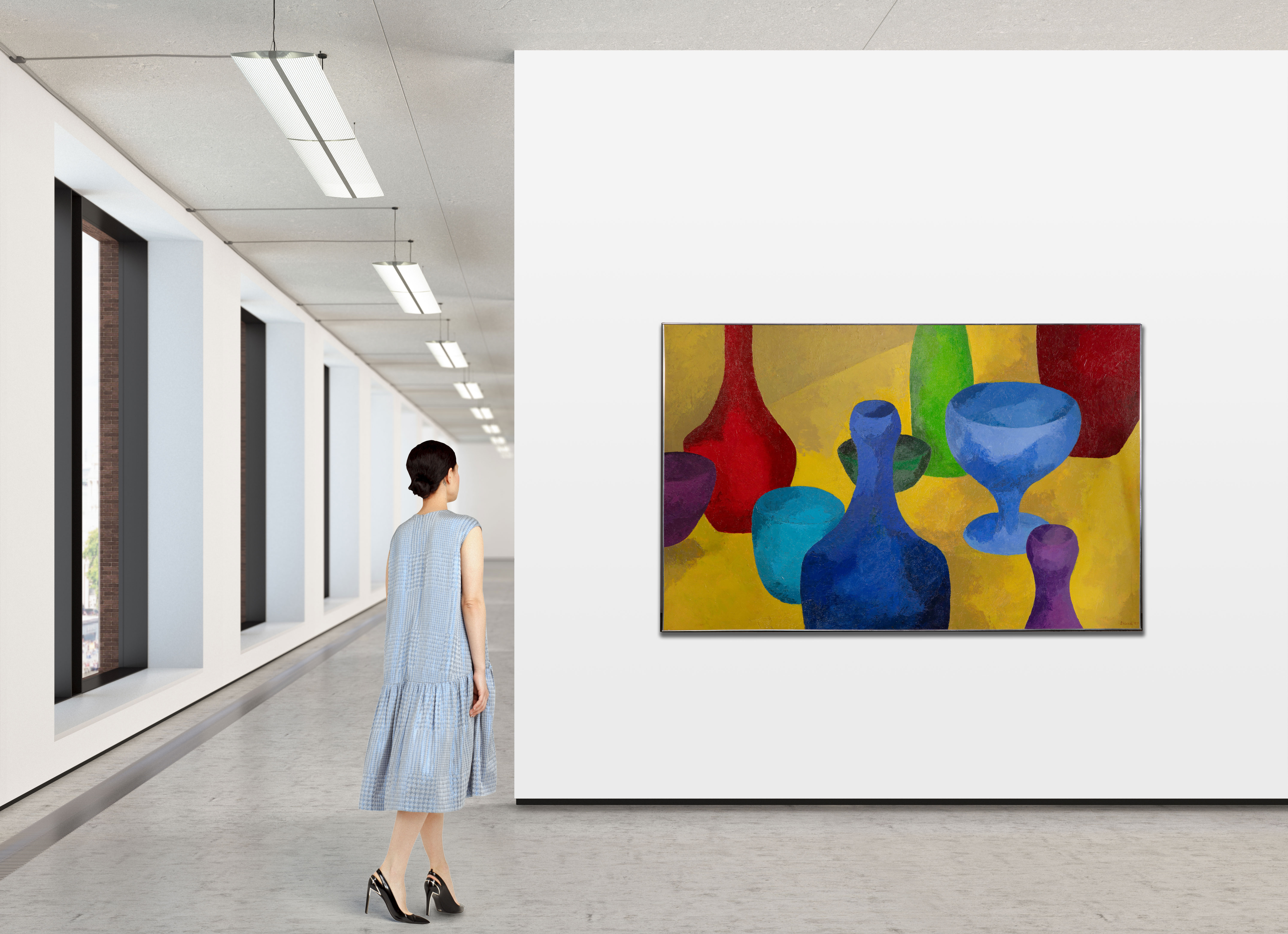 Patricia 'Diacca' Topp (American, 20th Century) Acrylic on Canvas