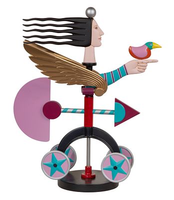 J. W. Eaton - J. W. Eaton (American, 1928-2013) Weather Vane Sculpture 1993, signed, a painted 