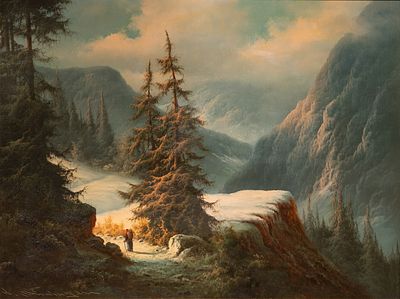 Ludwig Munninger - Ludwig Munninger (German, 1929-1997) Oil on Canvas Undated, signed lower left 