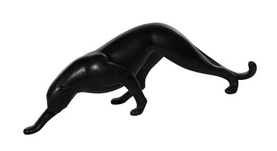 Loet Vanderveen - Loet Vanderveen (Dutch, 1921-2015) Parcel Gilt Bronze Panther Sculpture 