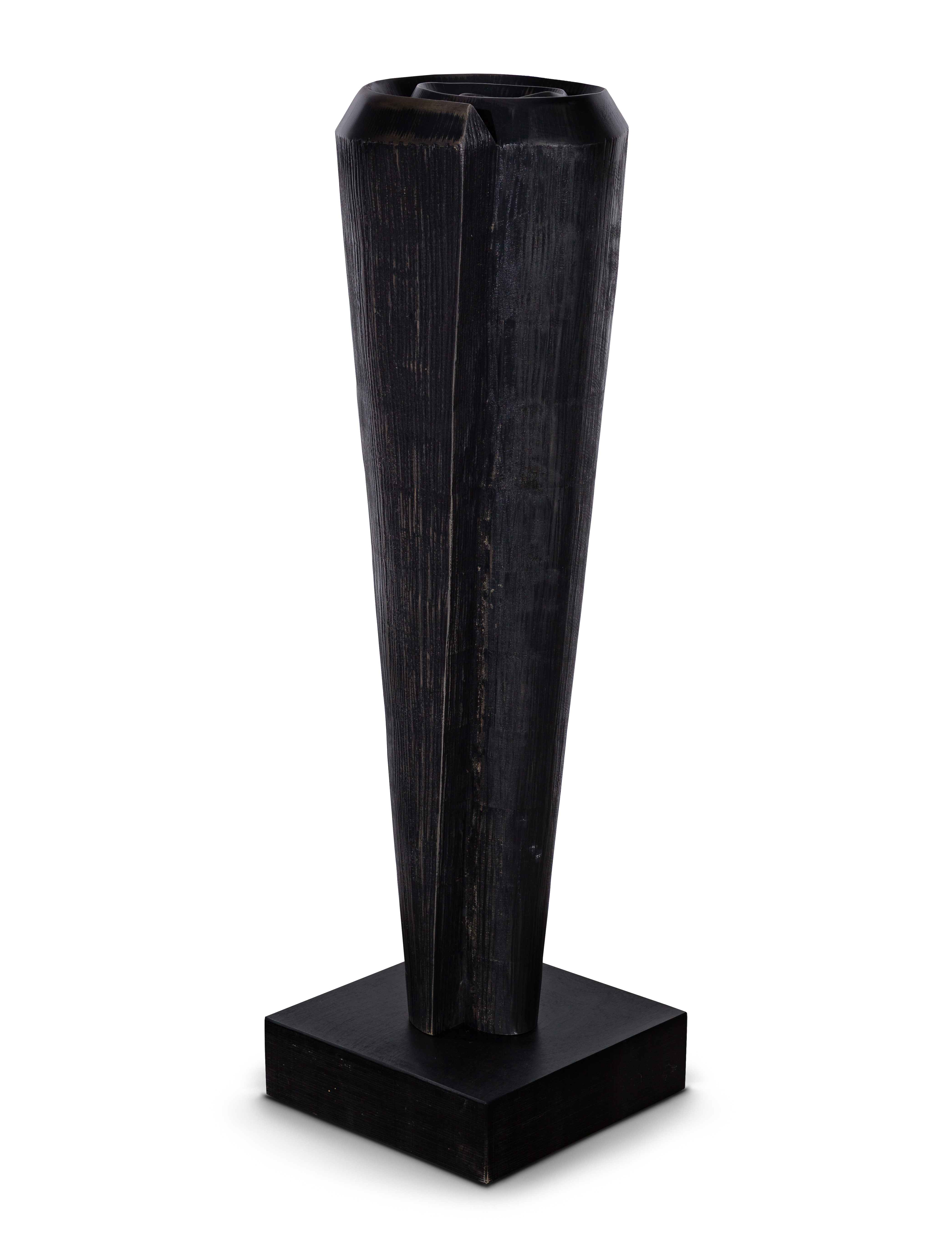 Michael Bauermeister (American, b.1957) Wood Sculpture