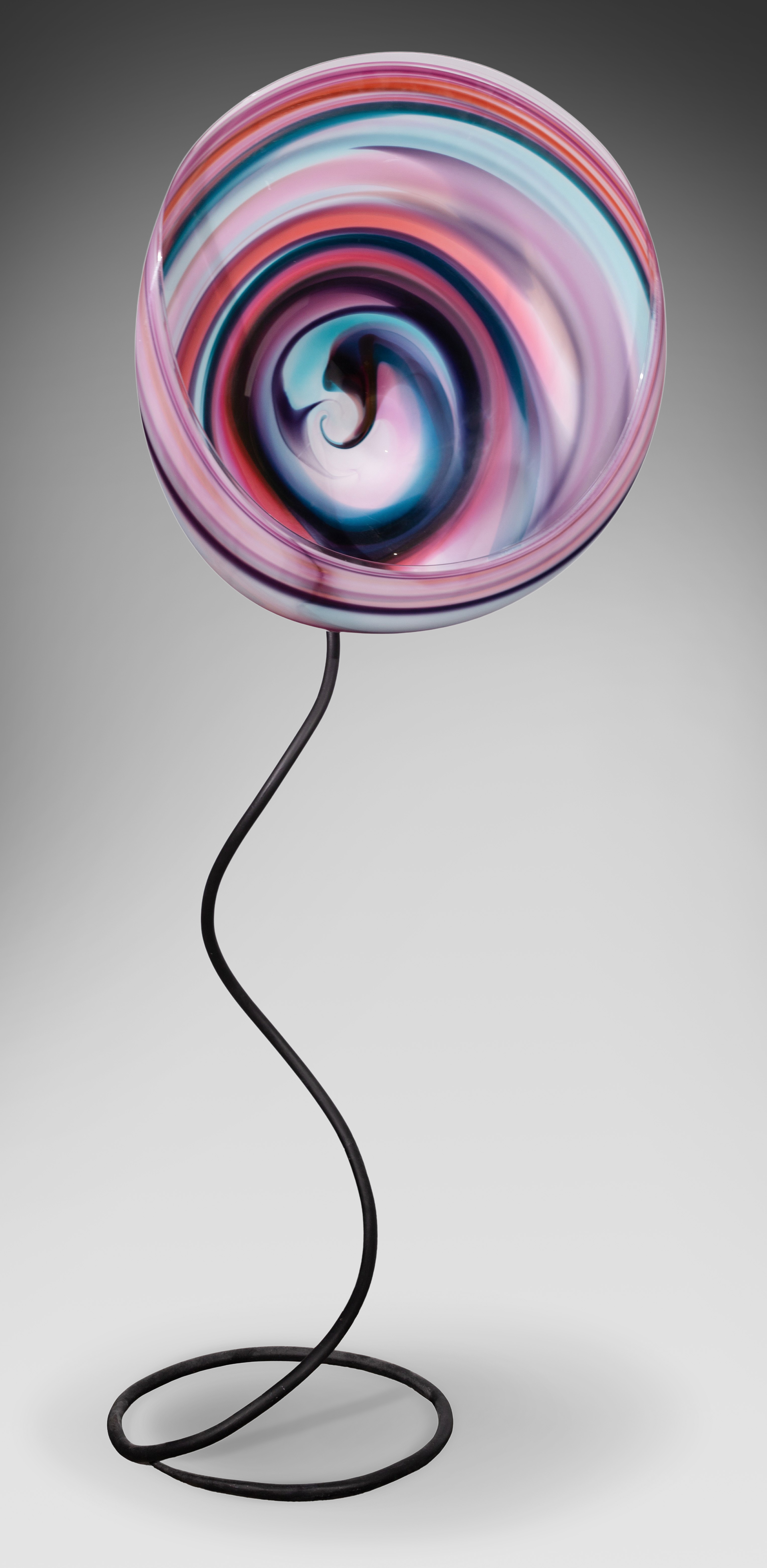 David Goldberg (American, 20th Century) Art Glass Sculpture