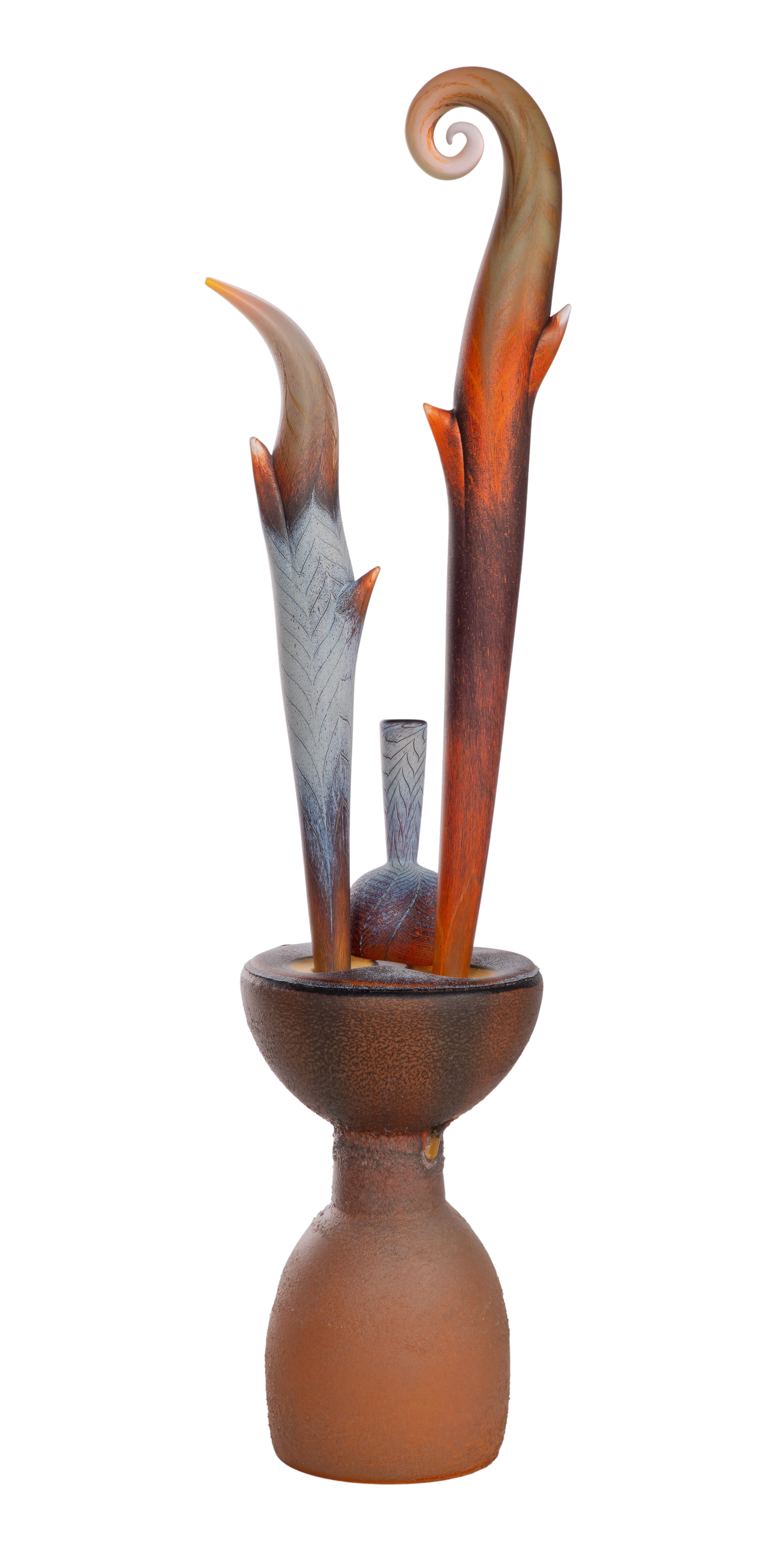 Jose Chardiet (Cuban / American, b.1956) Art Glass Sculpture