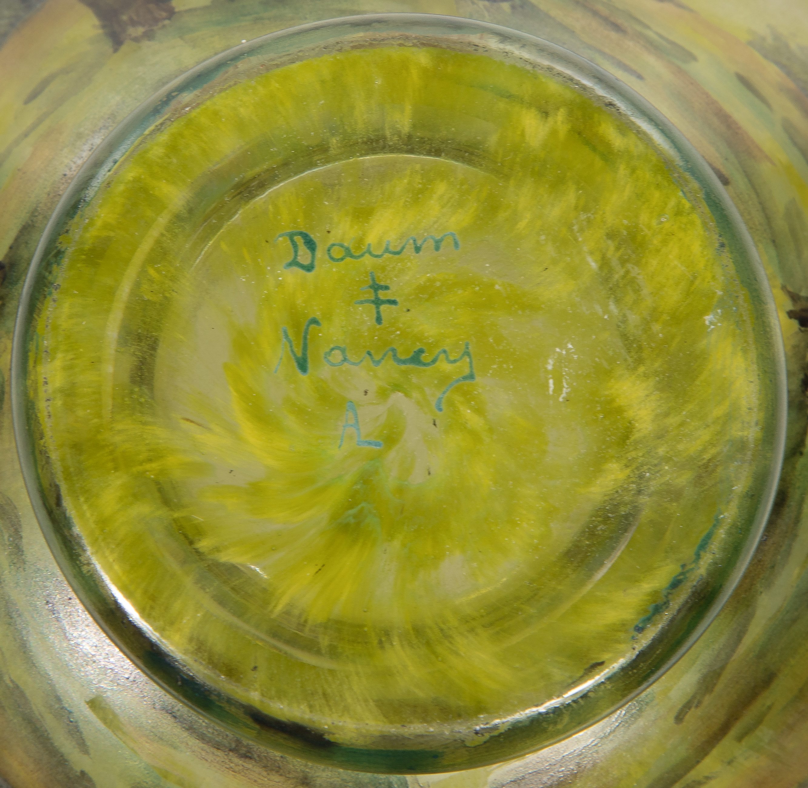 Daum Nancy Cameo Glass Vase