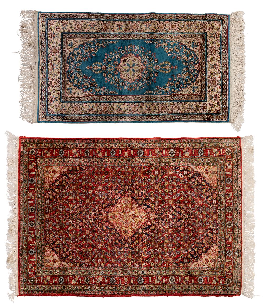 Lot 267: Silk Blend Rugs