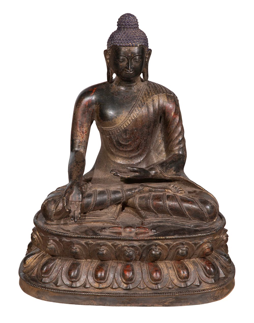 Lot 288: Sino-Tibetan Bronze Buddha