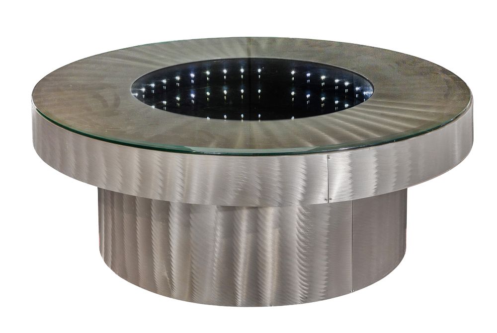 Lot 317: Nova Vortex Infinity Cocktail Table