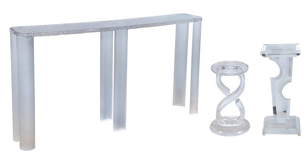 Lot 318: Shlomi Haziza (Israeli, b.1969) Acrylic End Table