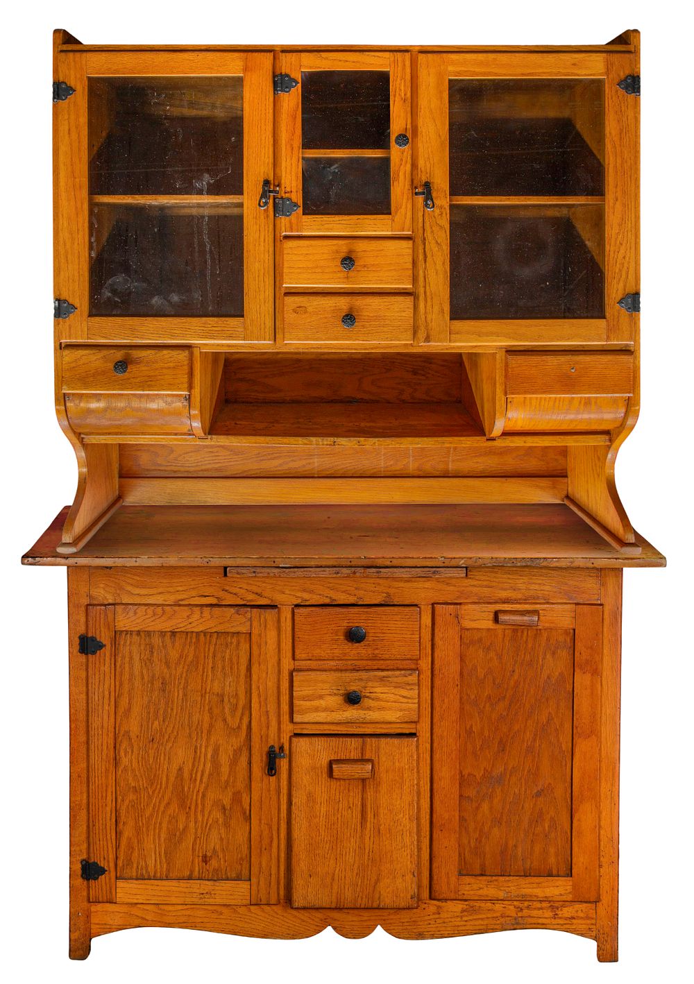 Lot 326: Oak Hoosier Cabinet
