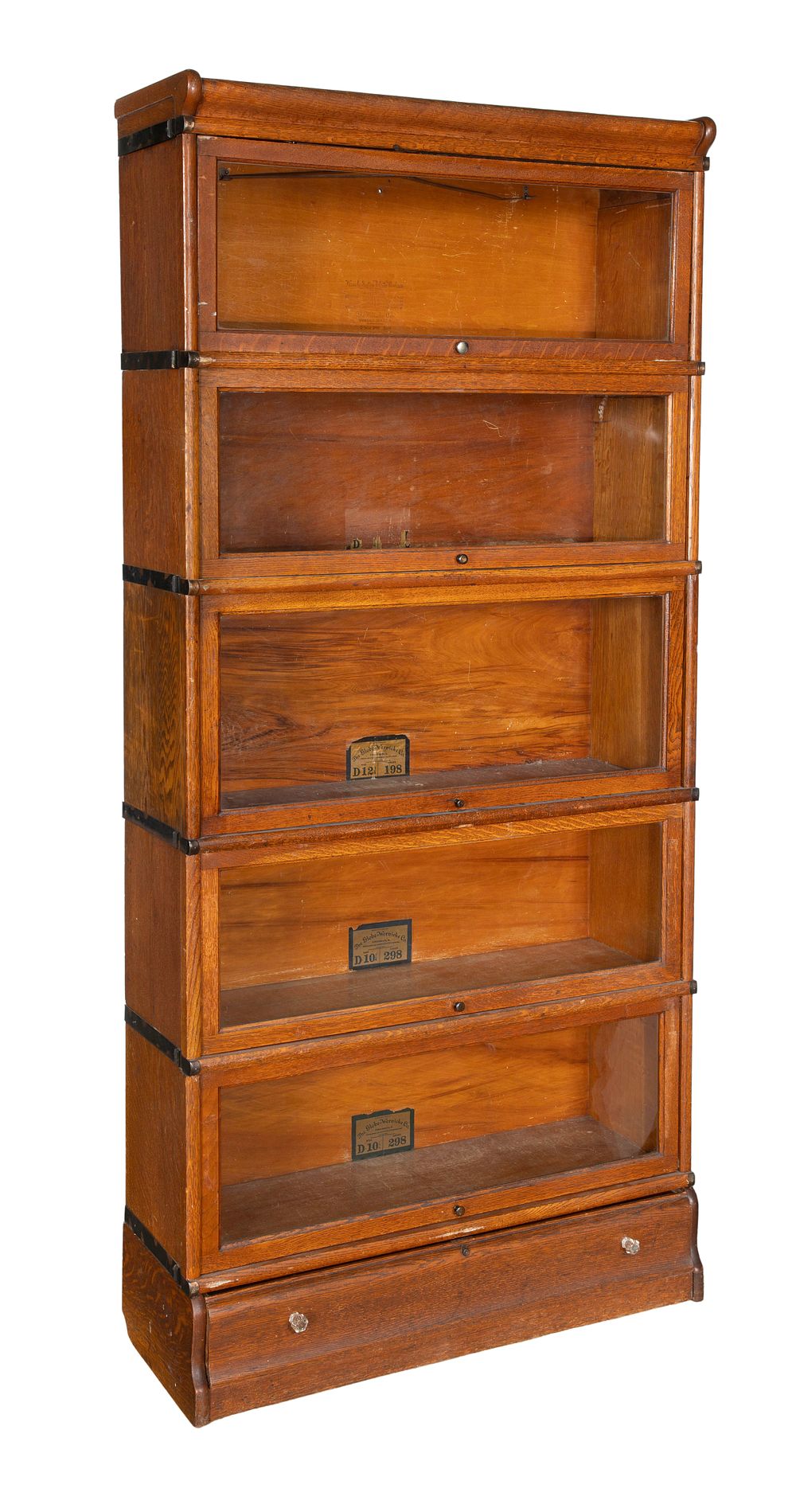 Lot 327: Globe-Wernicke Oak Barrister Bookcase