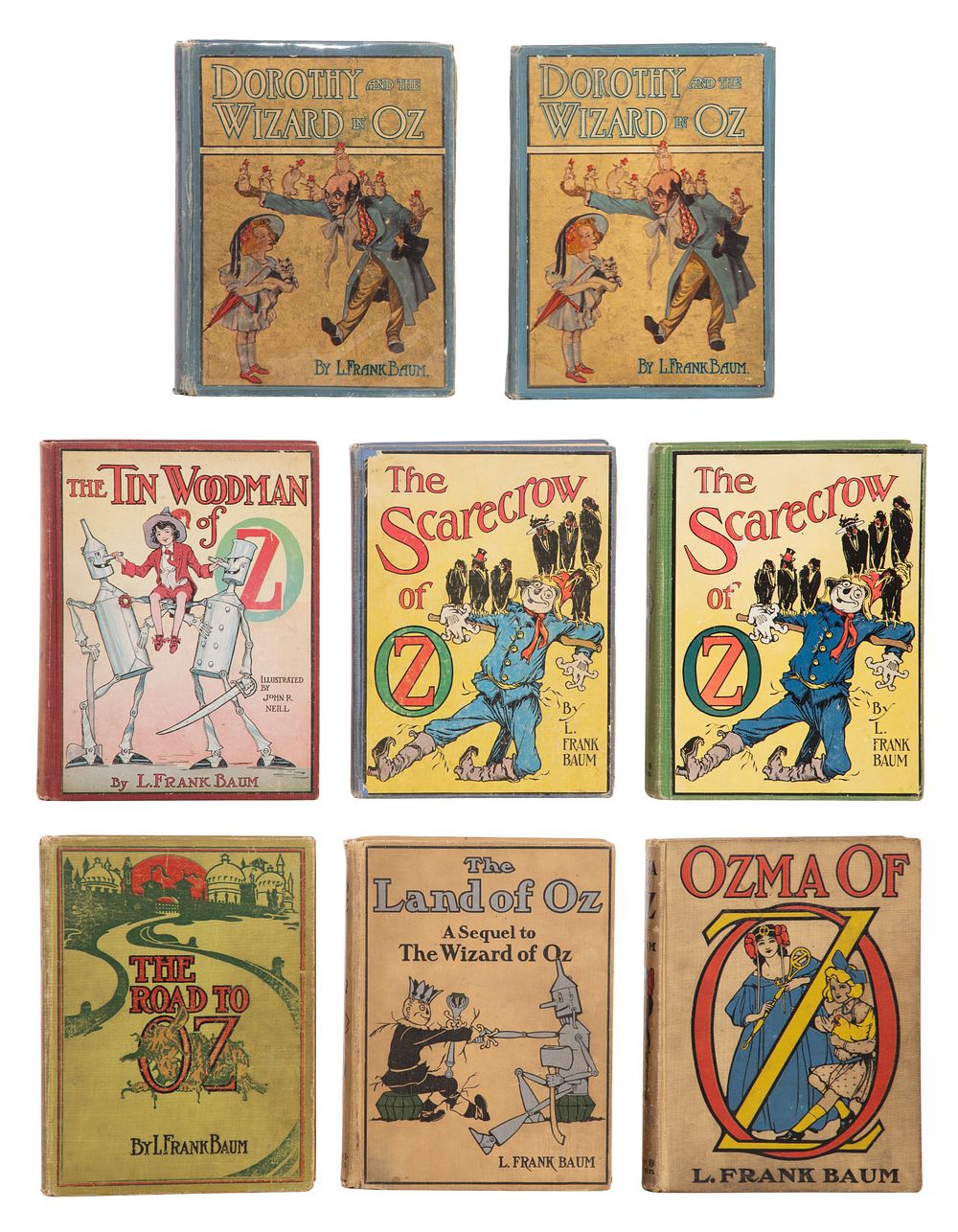 Lot 348: L. Frank Baum Oz First Edition Book Assortment