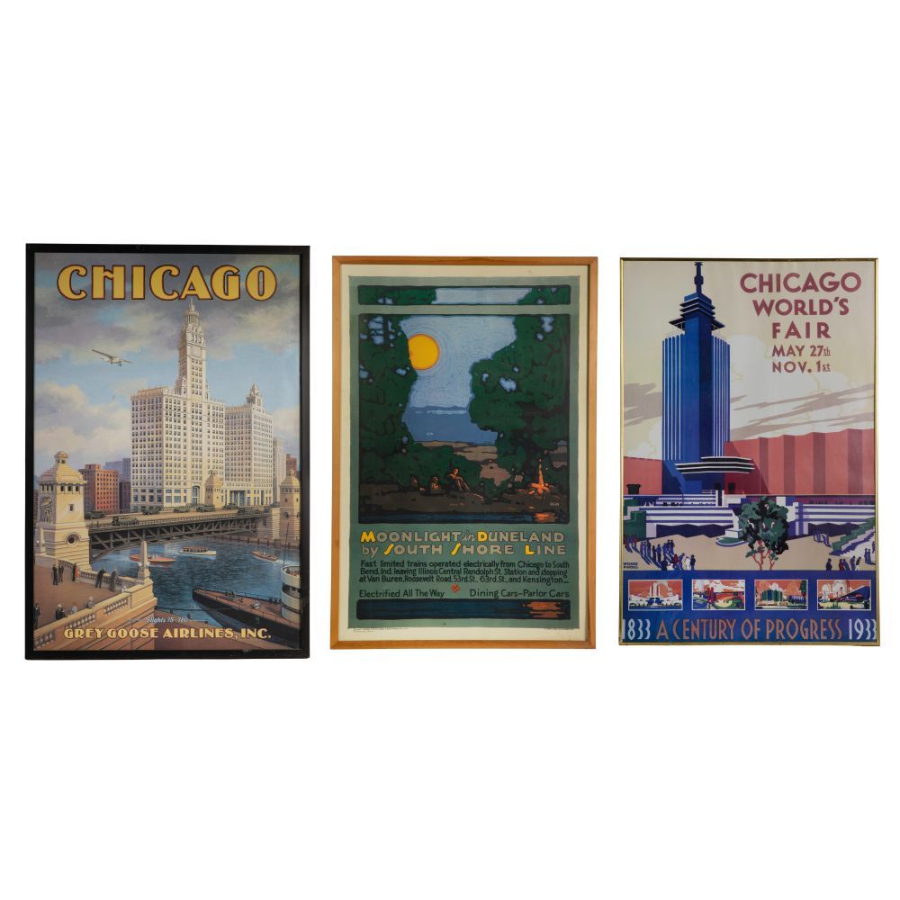 Lot 356: Chicago Memorabilia Posters
