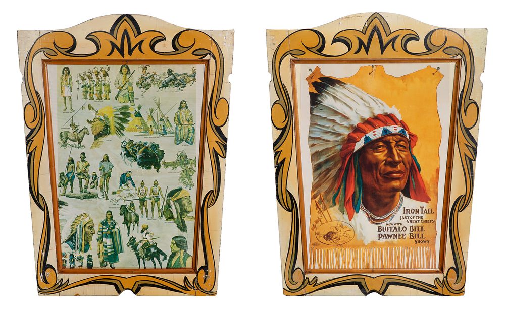 Lot 358: Attributed to Herschell-Spillman Company Carousel Door Panels